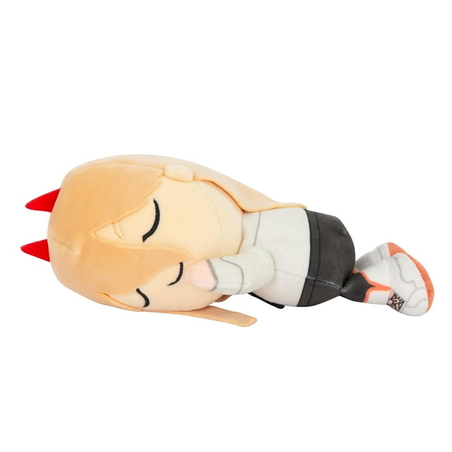 Club Mocchi Mocchi- Suya Suya Sleeping Friend Chainsaw Man Plushies - Power Plush - Figura coleccionable de Chainsaw Man - Suave y exprimible Kawaii Anime Plush y decoración de escritorio - 8 pulgadas