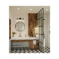 thumbnail image 3 of Hansford Collection Three-Light Antique Bronze Clear Glass Coastal Bath Vanity Light, 3 of 15