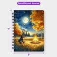 thumbnail image 5 of Hello Fall Doberman Pinscher Enjoys Warm Campfire Autumn Night Bright Moon Spiral Bound Journal Doberman Dog Lover Gifts 5x7in Spiral Notebook - 01008, 5 of 5