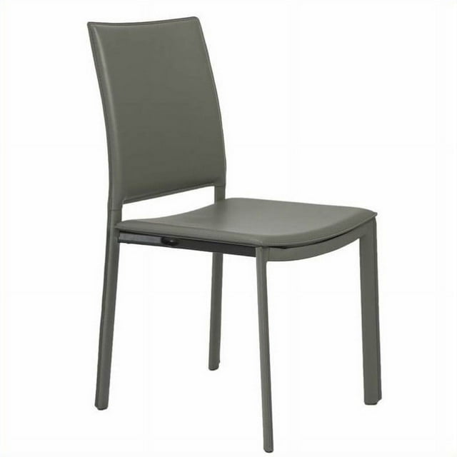 Eurostyle Chaise de Salle à Manger Kate en Similicuir Gris