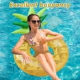 thumbnail image 3 of Inflatable Buoy, Pineapple Swimming Hoops PVC Backrest Design Large Buoy, Inflatable Pineapple Swimming Ring_Perfect Gift, 3 of 5