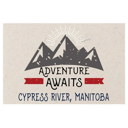

Cypress River Manitoba Souvenir 2x3 Inch Fridge Magnet Adventure Awaits Design