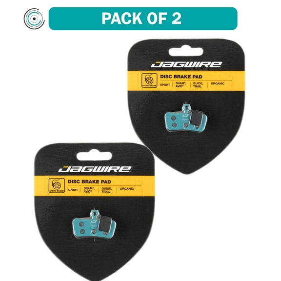 Jagwire Sport Organic Disc Brake Pads for SRAM Guide RSC, RS, R, Avid Trail