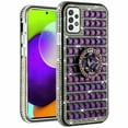thumbnail image 1 of Value Pack + for Samsung Galaxy A52 5G with Tempered Glass Hybrid Phone Case Magnet Mount Ready Grip Grids Kickstand Slim Shock Bumper Cover, 1 of 4