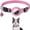 Pink, variant on Flmei Dog Collar Cat Collar Cover, Anti-Lost Locator Case Compatible with Pet Collars Loop Dogs Cats & Pets