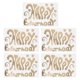 thumbnail image 1 of Birthday Balloon Stickers Creative Birthday Party Decoration Plastic Golden for Home 5Set, 1 of 5