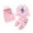 Pink, variant on Odeerbi Toddler Boys Girls Fall Winter Outfits Double-Sided Fleece Sweatsuits with Vest Set Cartoon Print Long Sleeve Sweatshirt Sweatpants Vest Suit Three-Piece Set Toddler Clothes Pink