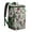 Dark-green-1, variant on Nautical Ocean Creatures Backpack Cooler – Leakproof Insulated Cooler Bag with Starfish, Fish, and Sand Design for Beach & Outdoor Fun