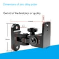 thumbnail image 4 of Speaker Wall Mount Bracket, Zinc Alloy Universal Surround Sound Wall Holder Stand(2 PCS), 4 of 6