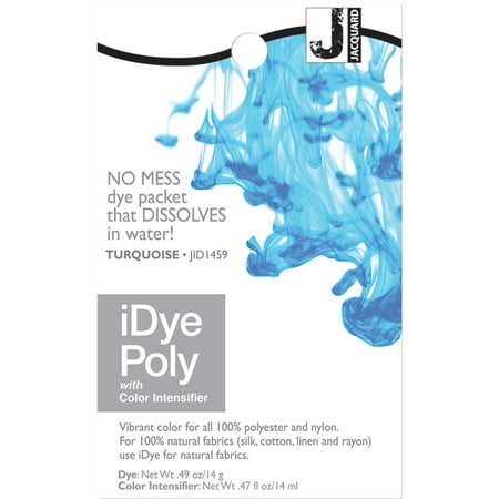 Jacquard Synthetic Fabric iDye, Turquoise