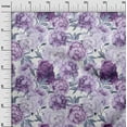 thumbnail image 3 of oneOone Cotton Cambric Purple Fabric Floral Sewing Material Print Fabric By The Yard 42 Inch Wide-FS, 3 of 6