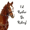 thumbnail image 3 of CafePress - Id Rather Be Riding! Horse White T Shirt - Men's White Classic Cotton T-Shirts, 3 of 4