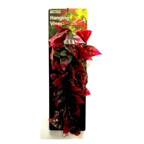Penn-Plax Reptology Plastic Hanging Vines for Reptiles 24" Terrarium and Aquarium Plant Decoration