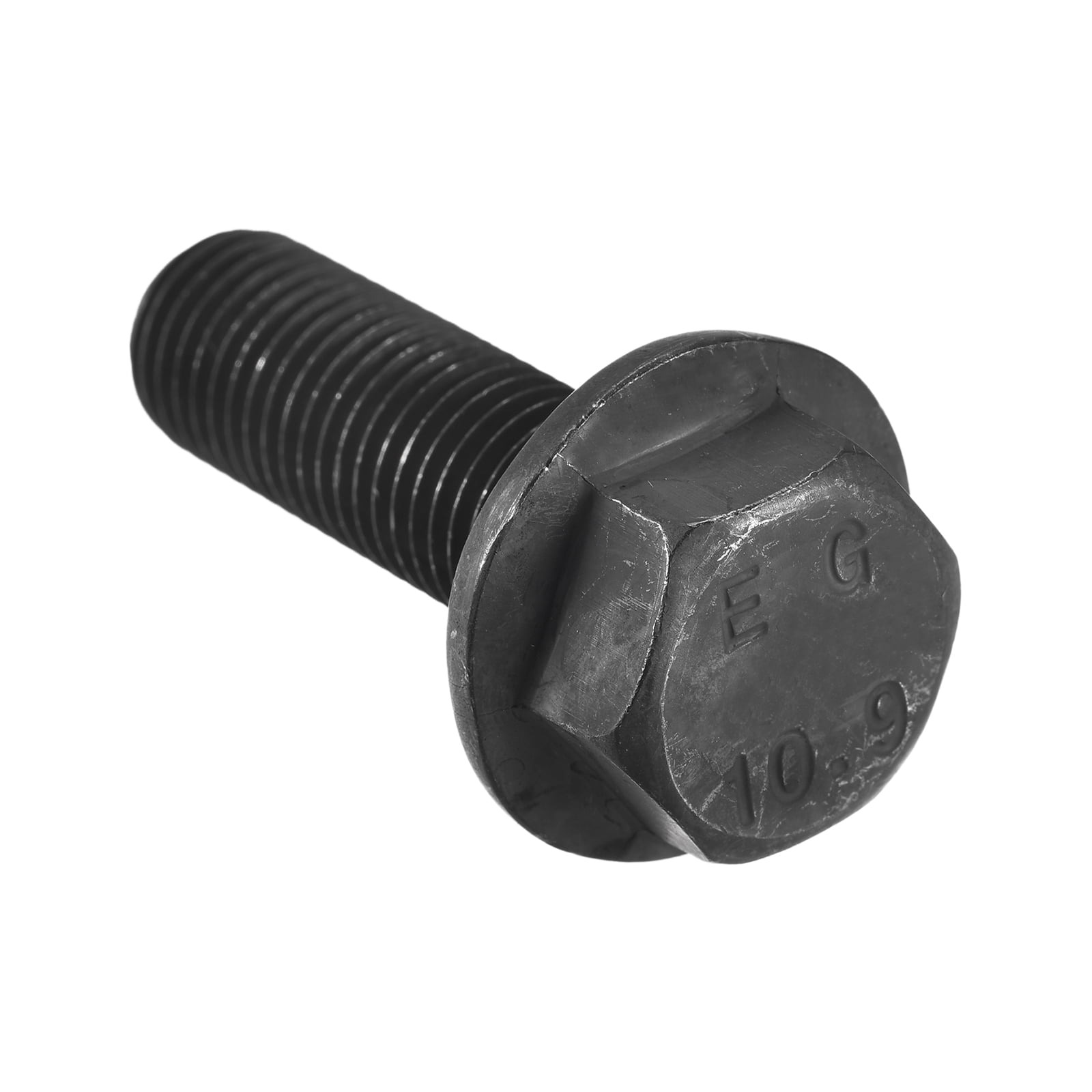 M6 x 30mm Flanged Hexagon Hex Bolts Bright Zinc Plated Grade 8.8 - DIN 6921