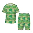 thumbnail image 1 of Balery Crocodile And Bush Conjunto de Pijama Infantil de Manga Corta con Estampado – Ropa de Dormir de Algodón Suave-Medium, 1 of 6