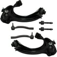 thumbnail image 1 of Detroit Axle - 6PC Front Upper Control Arms w/Inner and Outer Tie Rods Replacement for 2004-2008 Acura TSX - [2003-2005 Honda Accord] - 2006-2007 Honda Accord L4 2.4L, 1 of 2