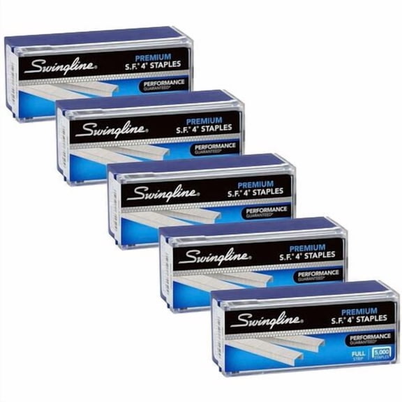 Swingline S.F. 4 Premium Staples, 1/4" Length, 210 Per Strip | 2 Packs (10 Boxes)