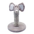 thumbnail image 1 of GROWTH TANK Cat Scratching Post Climbing Tree Scratcher Scratch Interactive Toy Elephant, 1 of 9