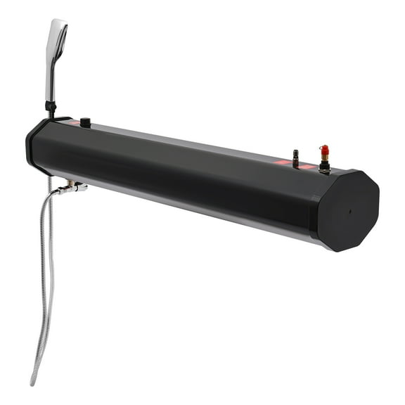 Flexible Portable Camping Shower with 30L Tank, Roof-mounted, 5.58ft Hose, Ideal for Travel, Beach, and Outdoor Use