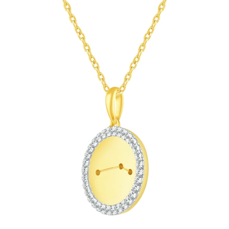 12 Constellation Couple Necklace Set – Day & Night Yin Yang Zodiac Pendant Necklaces For Women Men, BFF Gift