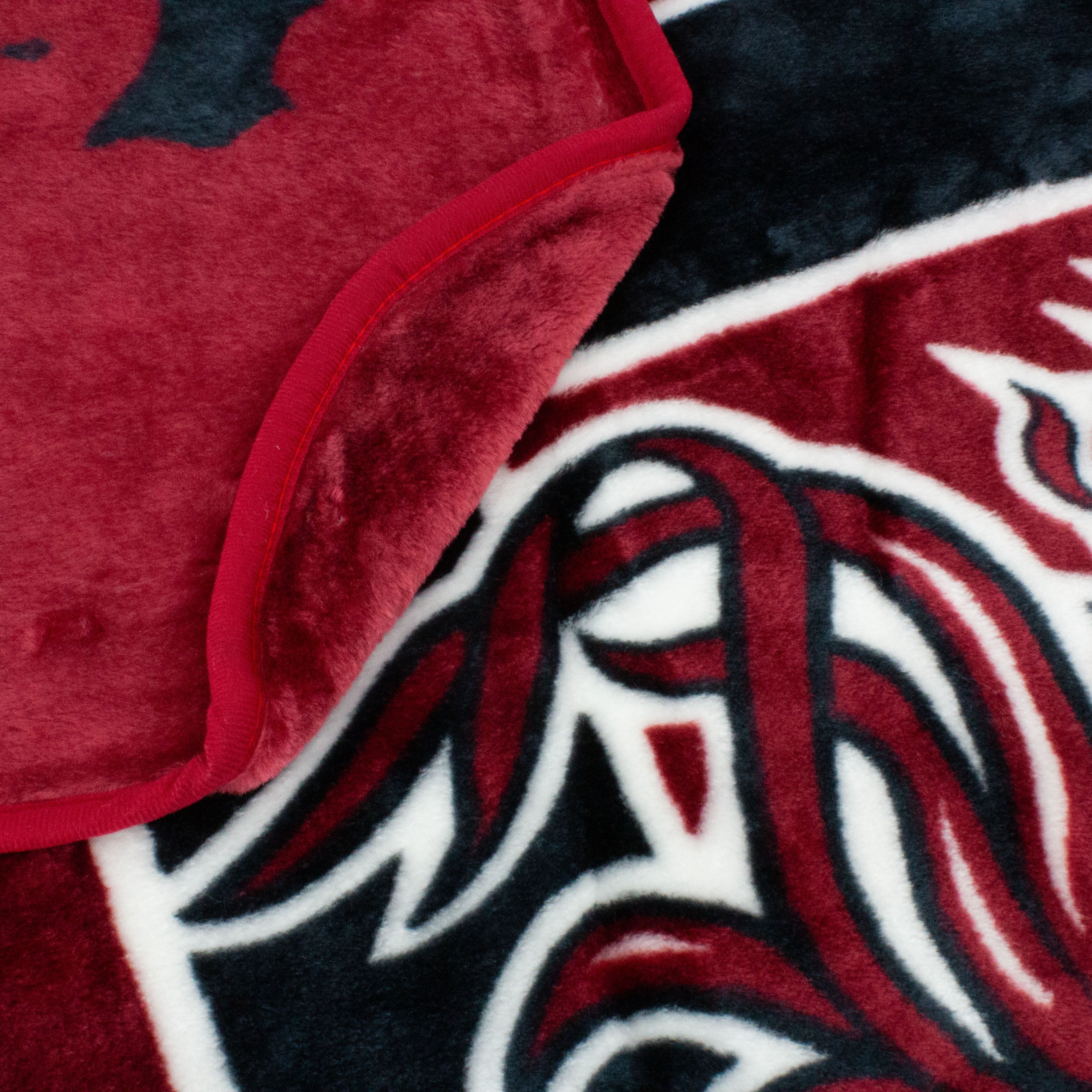College Covers South Carolina Gamecocks Huge Raschel Throw Blanket, Bedspread, 86" x 63"