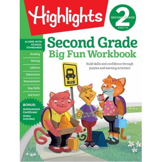 School Zone, Second Grade Workbook, 9780887431487, Kids Learning