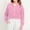 Pink, variant on Hoodie Grey Cropped Hoodies Long Sleeve Hooded Sweatshirt Top Fall Clothes Baby Girls Clothes 7-8 Years