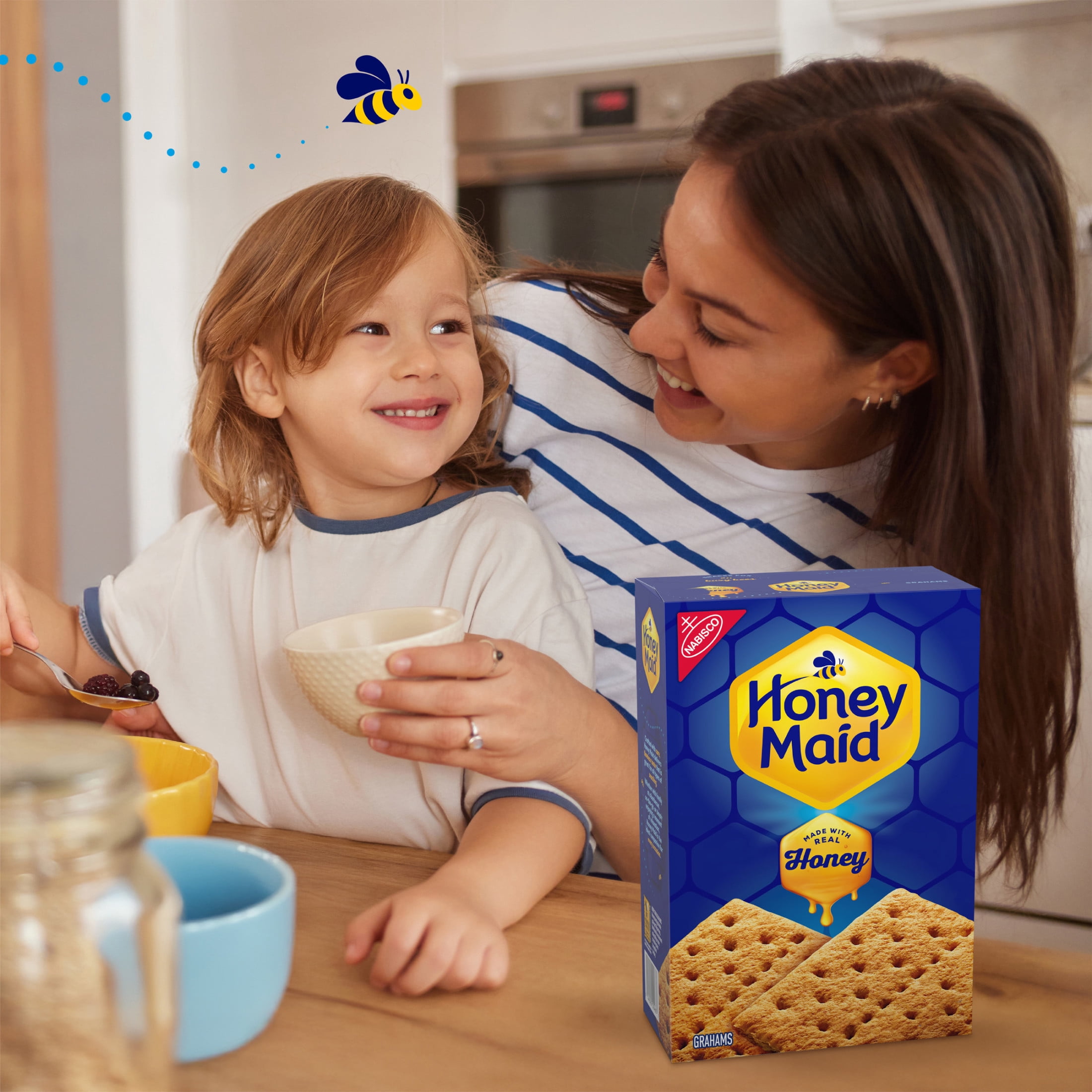 HONEY MAID Graham Crackers, Lunch Snacks, 14.4 oz
