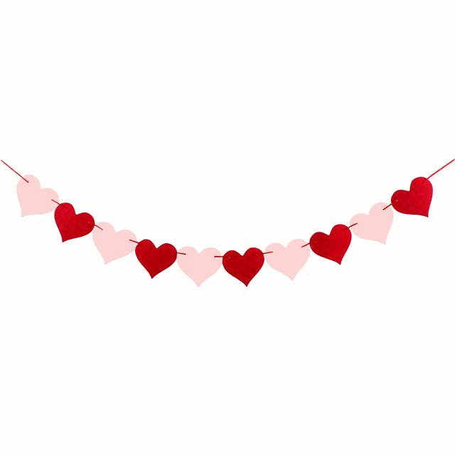 Propuesta Compromiso Día de San Valentín Boda Fiesta Decoración Flor TE AMO lino cola de milano LOVE bandera