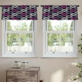 thumbnail image 2 of LALILO Kitchen Curtain Valance Ethnic Boho Rod Pocket Window Curtain 52"x 18" Set of 2, 2 of 7
