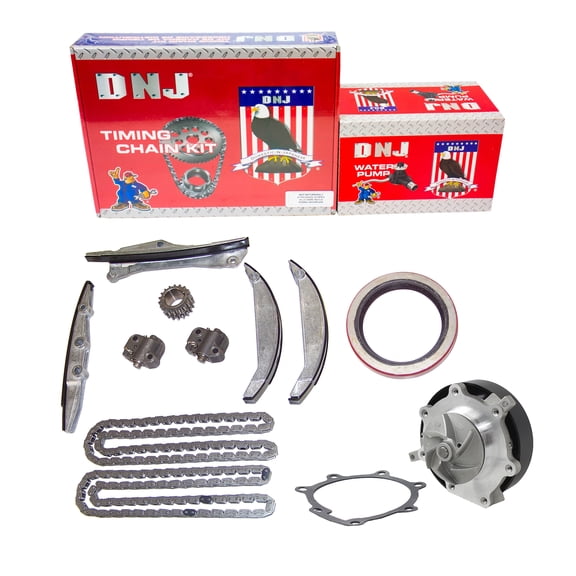 DNJ TK458AWP Timing Chain Kit with Water Pump Fits Cars & Trucks 96-00 Ford 3.0L V6 DOHC 24V