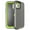 GRAY/LIME, variant on For iPhone 12 Mini Shockproof Heavy Duty Full Body Protection Hybrid Defender Rugged Case with Holster