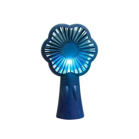 Summer New Creative Flower Lighting Usb Charging Portable Outdoor Mini Fan