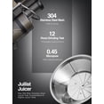 thumbnail image 3 of Juilist Juicer Machines, 3" Wide Mouth Juicer Extractor, 3-Speed Setting, 400W Easy to Clean, Grey, 3 of 7