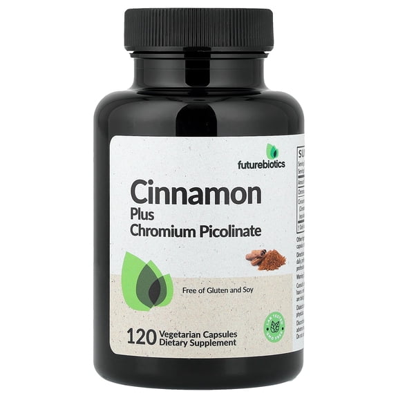 Futurebiotics Cinnamon Plus Chromium Picolinate, 120 Vegetarian Capsules