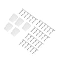 thumbnail image 1 of Conector de alimentación ANGGREK 5 piezas 6 pines Blanco y plateado, 1 of 8