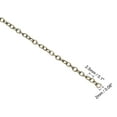 thumbnail image 2 of Unique Bargains 16 Feet Unfinished Cable Chain Round Link Chain Twisted 2mm for Jewelry Making, Bronze, 2 of 7