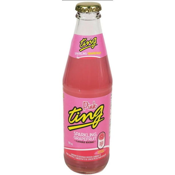 D&G Pink Ting Sparkling Grapefruit Soda, 300ml Pack of 24 Walmart.ca
