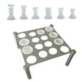 thumbnail image 4 of UNTERING Resin Chess Set Silicone Mold Accessory Metal Chess Item Holder Chess Display Stand Silicone Chess Making Moulds, 4 of 5
