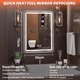 thumbnail image 4 of Espejo Con Luz Led Baño Touch 3 Modo Con Antivaho 70*50cm plata, 4 of 5