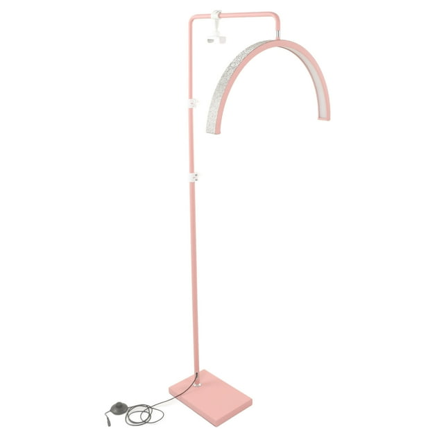 Estheticians Light,22inch Eyelash LED Floor LED Lash Light Half Moon Beauty Lamp Superior Craftsmanship