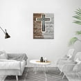 thumbnail image 6 of Farmhouse Daisy Bathroom Wall Art Rustic Floral Pictures Wall Decor Country Bathroom Flowers Decor Canvas Prints Painting Framed Home Artwork for Bathroom Bedroom Kitchen Office 20"x16", 6 of 6