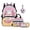 Ice Cream Axolotl, variant on Yuyamidu Pink Axolotl Kids Backpack for School with Lunch Box Cute Bookbag for Middle School 6th Grade and Lunch Tote Pencil Bag 4 in 1 Student Schoolbag with Lunch Bag for Girls 10-12