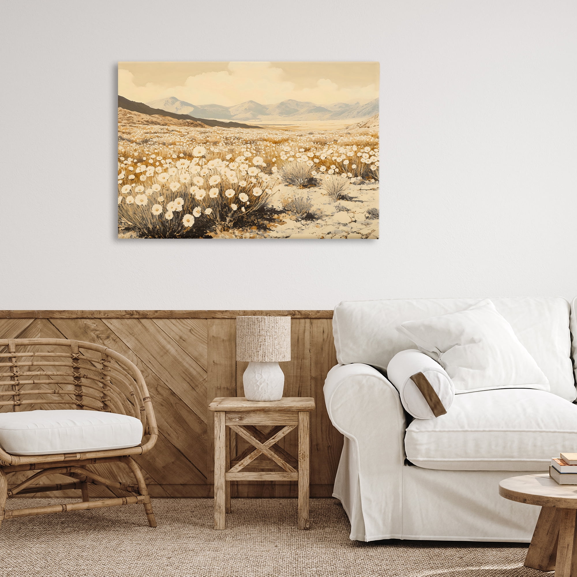 Stupell Industries Desert Wildflowers in Golden Valley Canvas Wall Art, design by Franklyn Gregory