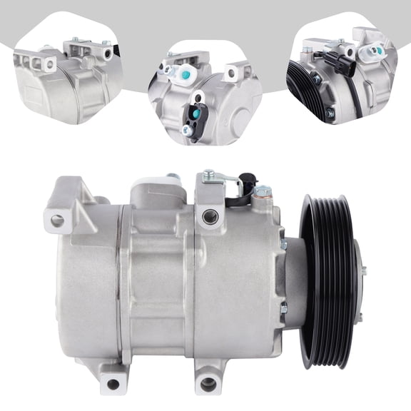 For 2012 2013 2014 2015 2016 Hyundai Accent 1.6L 12V Air Conditioner Compressor With Clutch CO 20765C