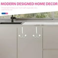 thumbnail image 4 of OULII 2Pcs Over Door Hooks For Hanging Matte White For Organizers In Living Room, 4 of 8