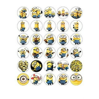 Despicable Me Minion Dave Bob Carl Jerry and Mark Edible Cake Topper I – A  Birthday Place