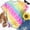 Yellow womens shirts, variant on Wycnly Womens Shirts Breathable Loose Fit Fashion Workout Tee Tops Summer Short Sleeve Crewneck Ladies Tie-Dye Print Tops and Blouses Blue l