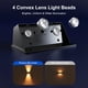 thumbnail image 3 of Luces solares de pared Roopure para exteriores, paquete de 8 unidades, blanco cálido, IP65, 3 of 8