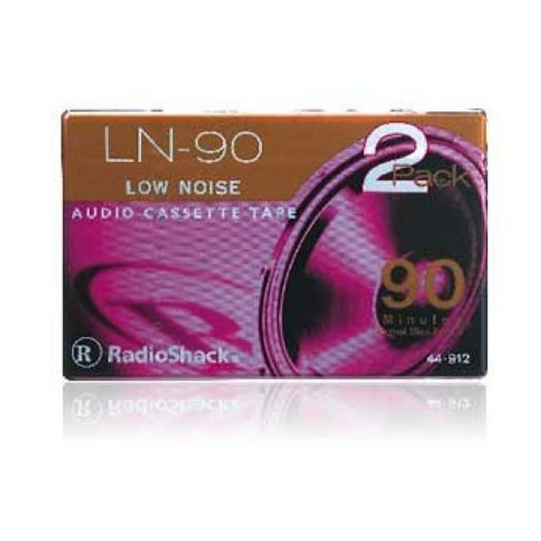 Radio Shack LN90 2 Pack 90 Minute Audio Cassette Tapes